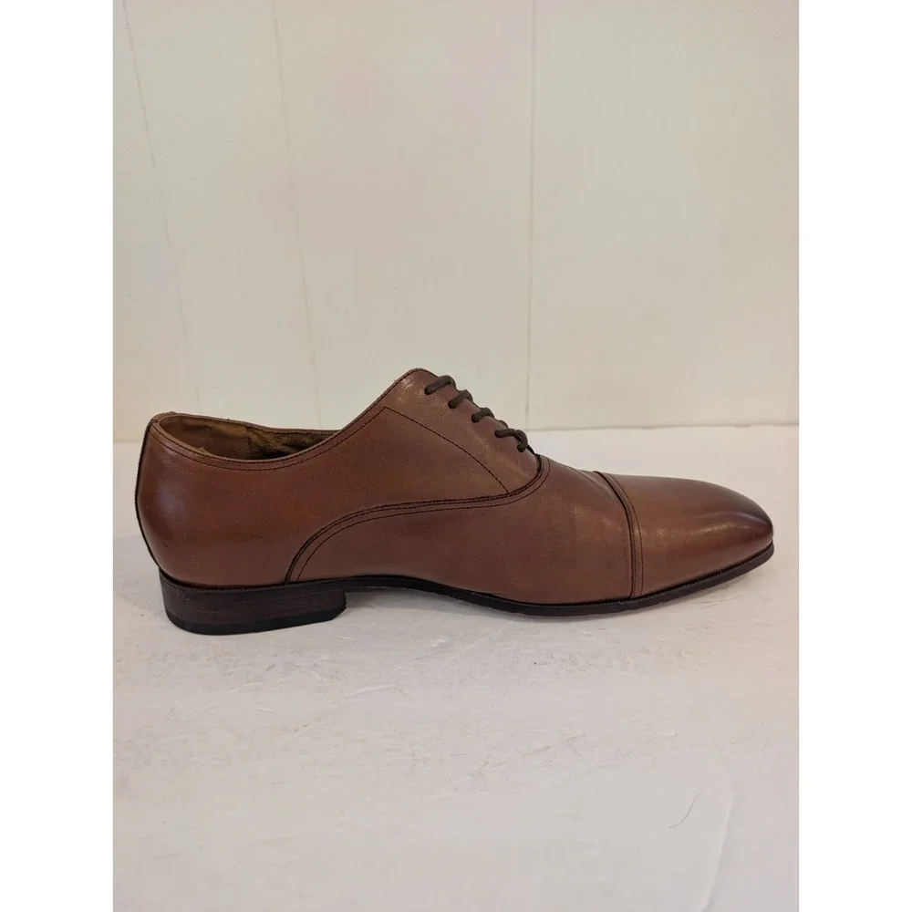 Florsheim Francisco Cognac Cap Toe Size 13D Leather Dress Shoes 11528-221 Mens